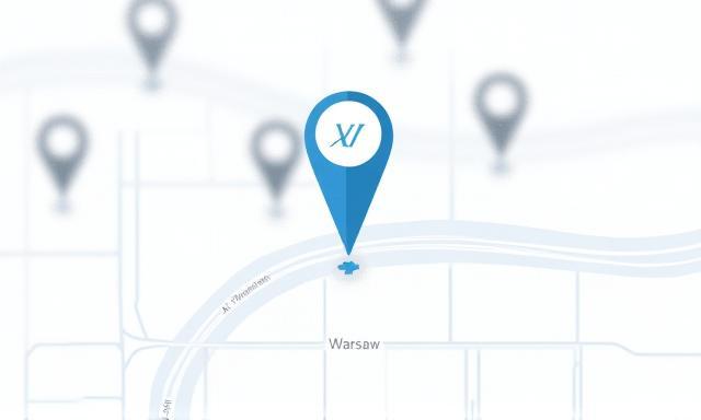 Mapa z lokalizacją biura